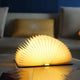 Folding Wood Book Lamp