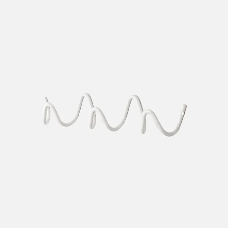 Scribble Metal Wall Coat Rack 33cm