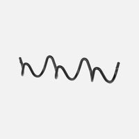 Scribble Metal Wall Coat Rack 33cm