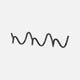Scribble Metal Wall Coat Rack 33cm