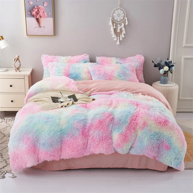 Plush Velvet Blanket and Cushion Set