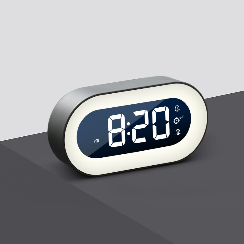 Digital Alarm Clock with Night Light 15cm