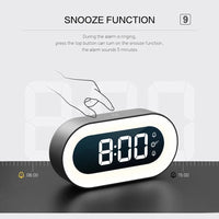 Digital Alarm Clock with Night Light 15cm