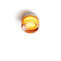 Dimpled Glass Compact Wall Light