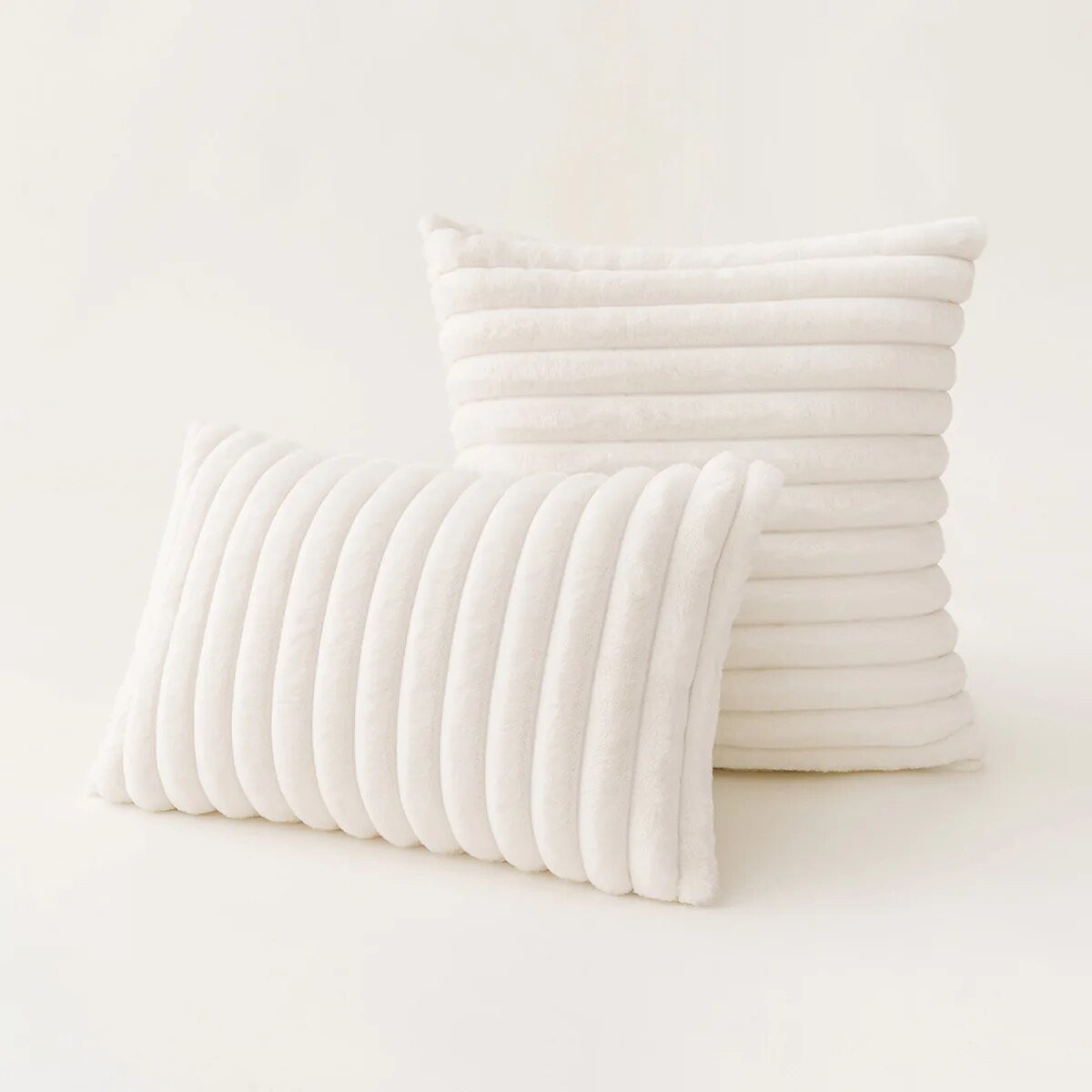 Long Pile Plush Cushion Covers