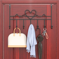 Over-Door Iron Hook Rack 41cm