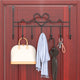 Over-Door Iron Hook Rack 41cm