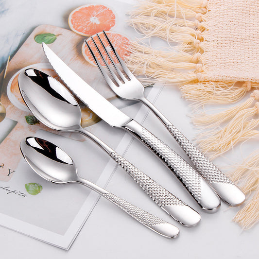 Gilded Stainless Steel Cutlery Set