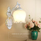 Vintage Glass Wall Light 27cm