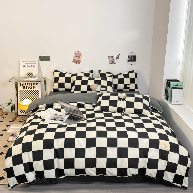 PatternNest Grid Bed Linen Set