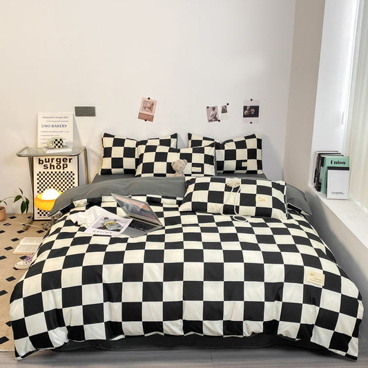 PatternNest Grid Bed Linen Set