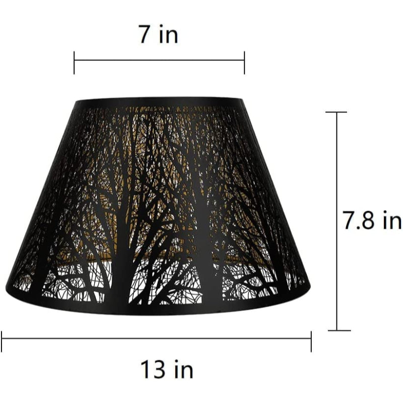 Linen Drum Lampshade 33cm