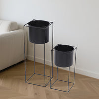 Rectangular Metal Plant Stand