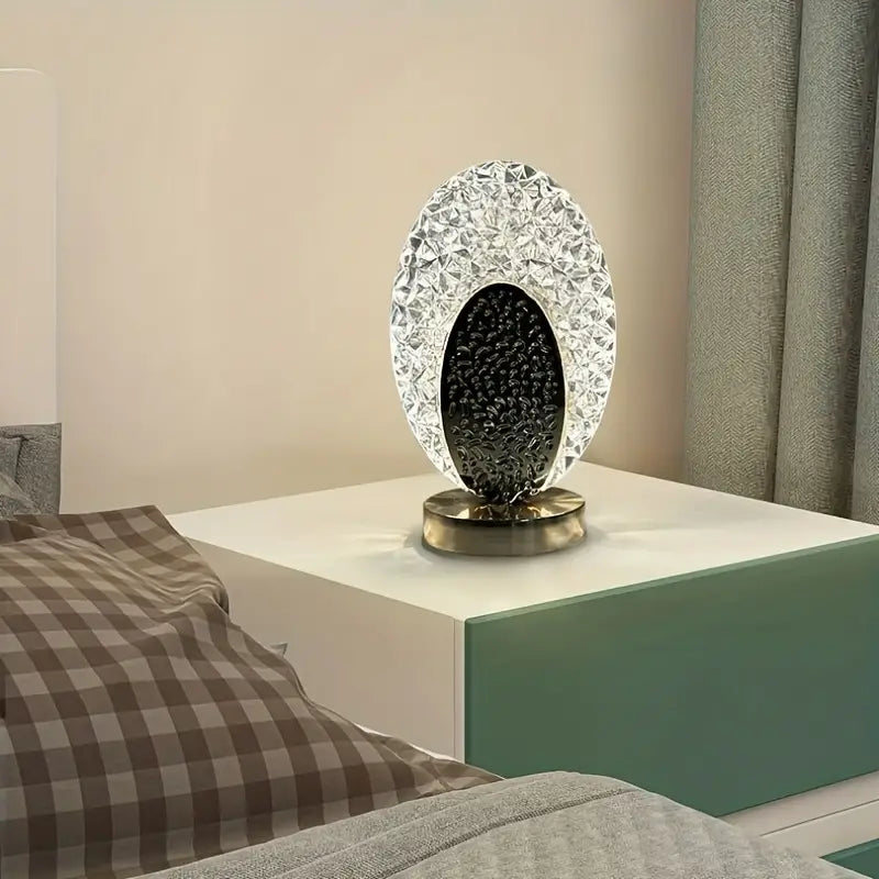 Peacock Cordless Table Lamp 22cm