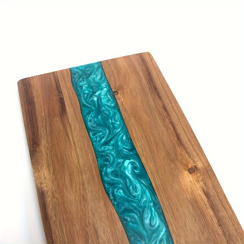 River Resin Acacia Serving Board