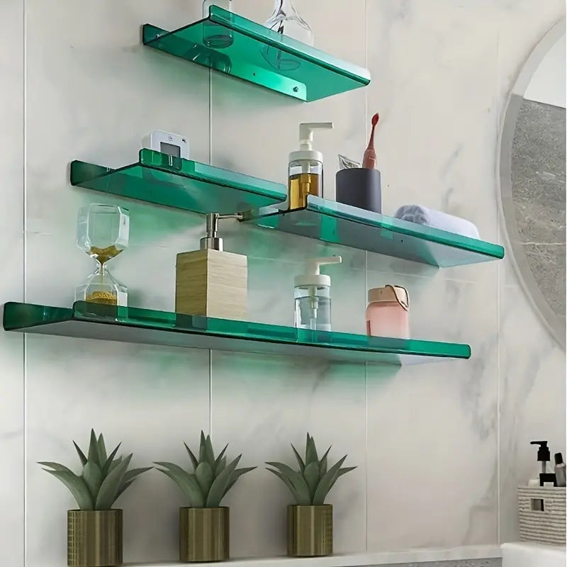 Industrial Floating Wall Shelf