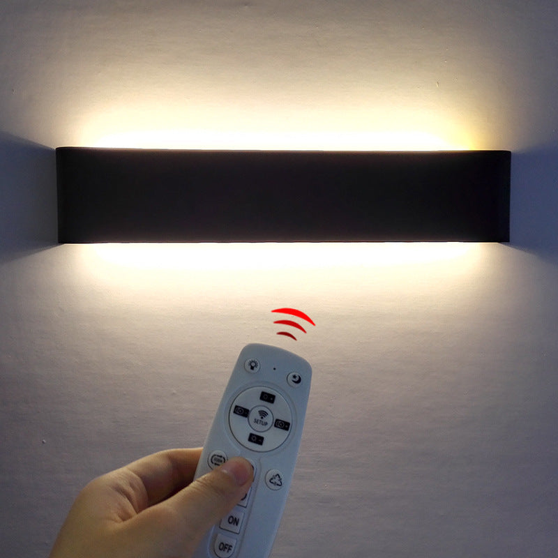 Linear Aluminium Wall Light 40cm
