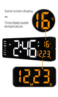 Large Digital Wall Clock 40cm