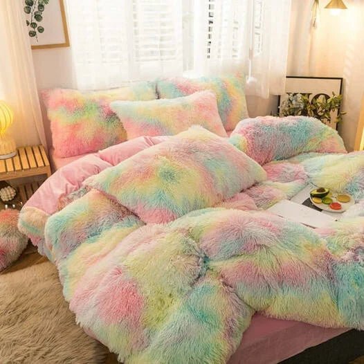 Plush Velvet Blanket and Cushion Set