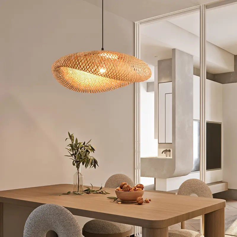 Handwoven Rattan Pendant Lampshade 60cm