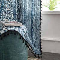 Geometric Light Filtering Curtain