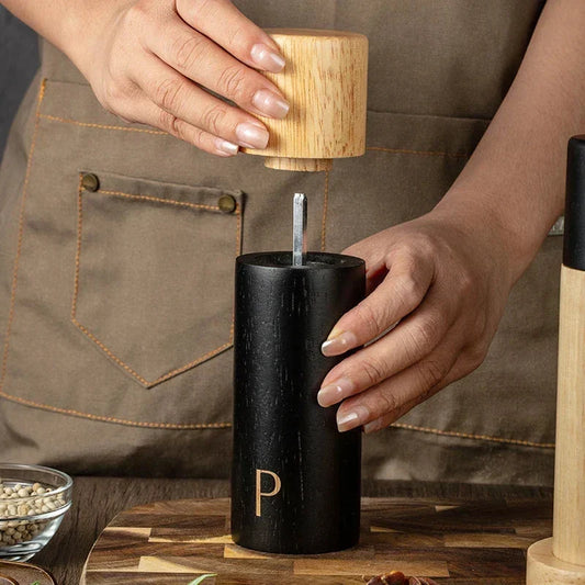 Wooden Salt and Pepper Mill Set