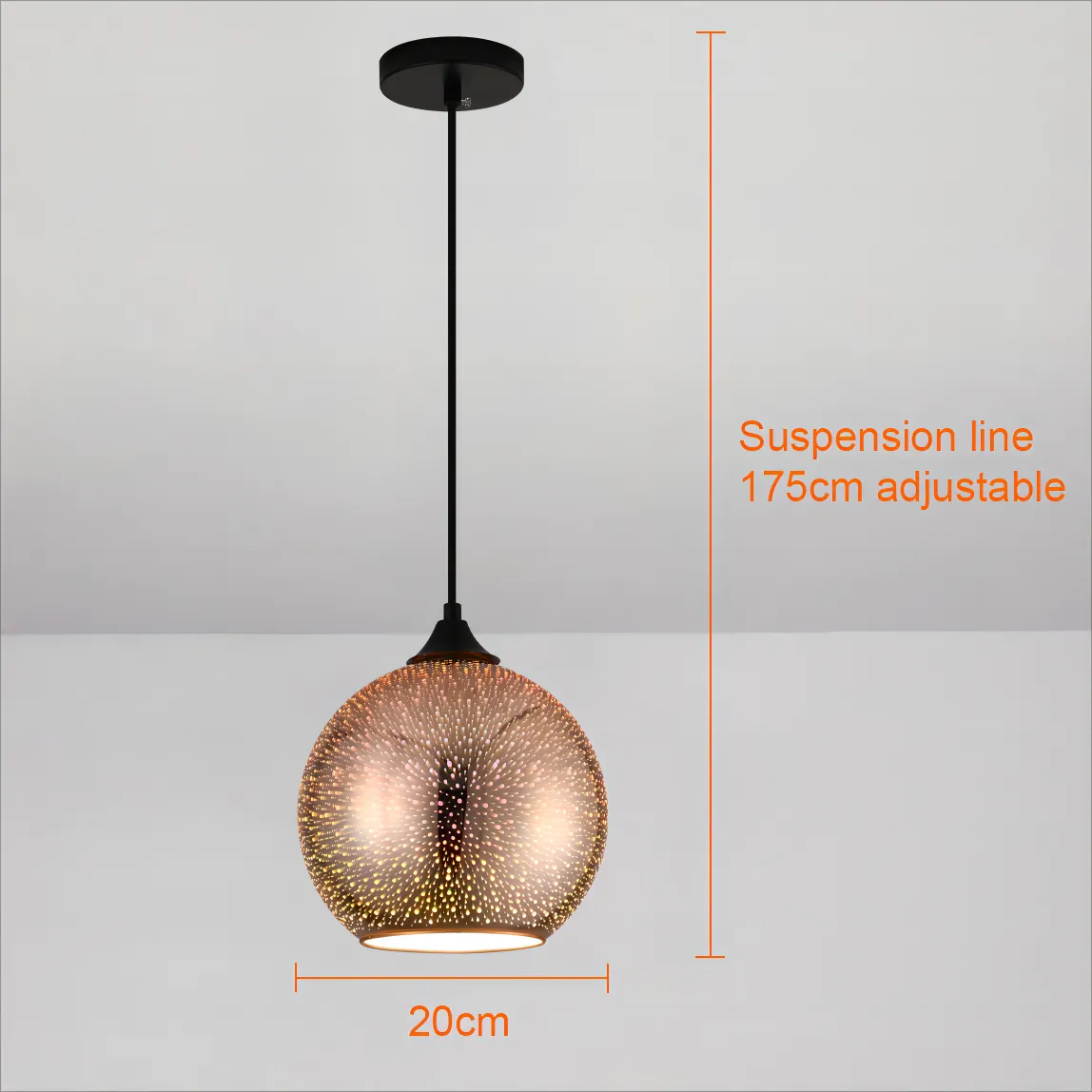 Pendant light finish options