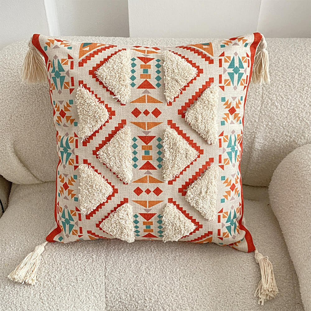 Moroccan Tufted Cushion 45cm
