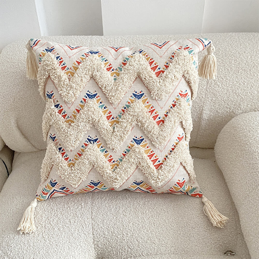 Moroccan Tufted Cushion 45cm