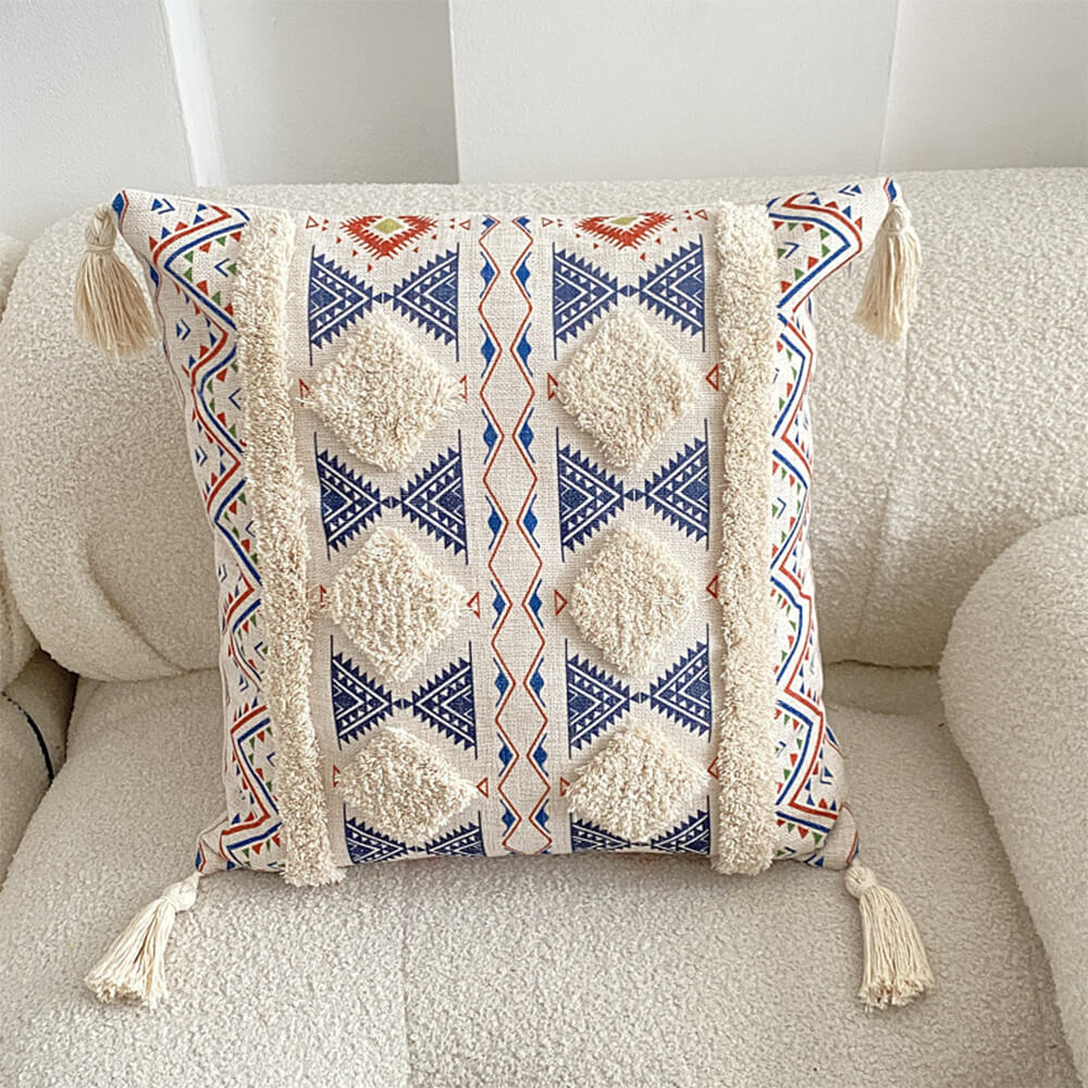 Moroccan Tufted Cushion 45cm