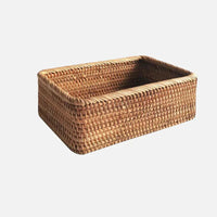 Handwoven Rattan Storage Basket