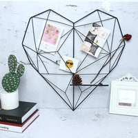 Heart Wire Photo Display 50cm