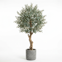 Toscana 180cm faux olive tree in stone-effect planter