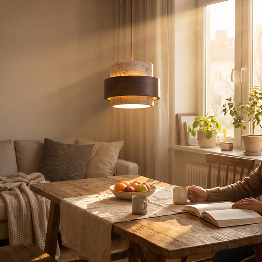 Petra Travertine Pendant Light