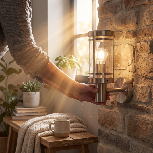Davo Cylinder Outdoor Wall Light