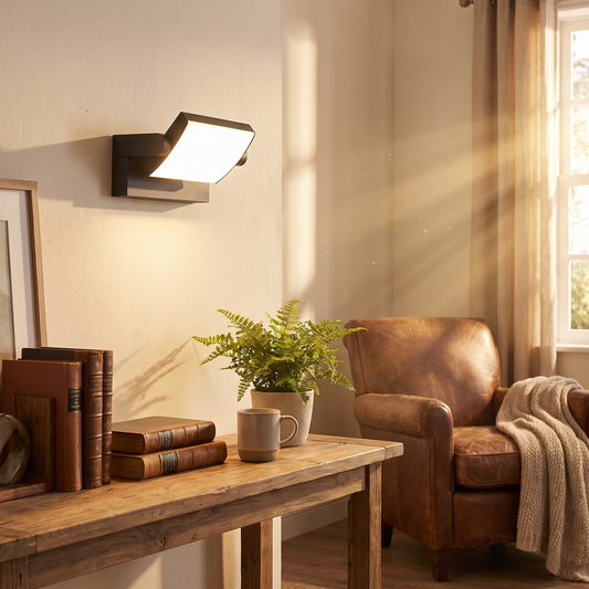 Shiro Anthracite Swivel Outdoor Wall Light