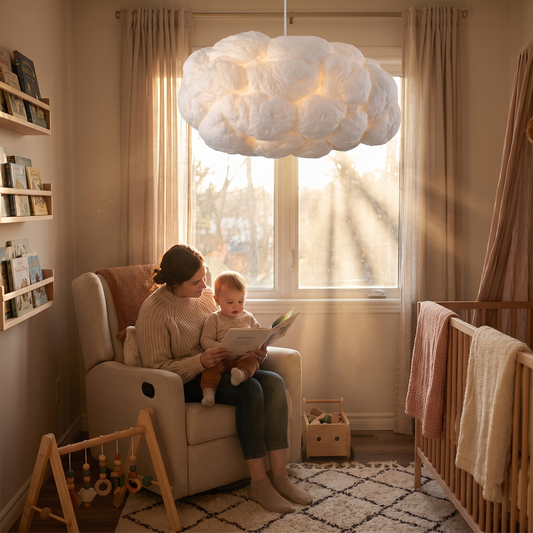 Nuvo Cotton Cloud Pendant Light