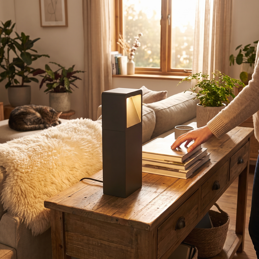 Leyo Anthracite Bollard Path Light