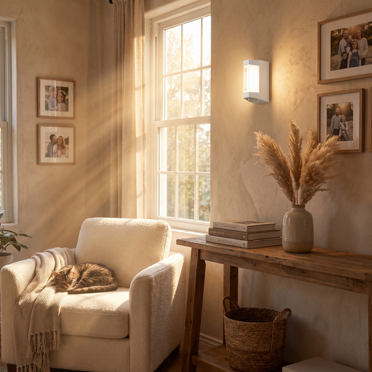Marvo White Up-Down Outdoor Wall Light