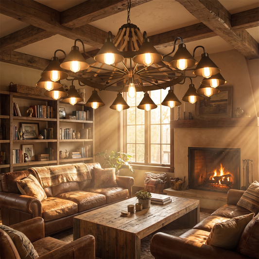 Greyburn Jute Rope Chandelier