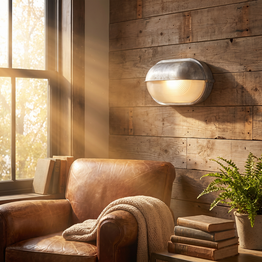 Estwin Oval Bulkhead Wall Light