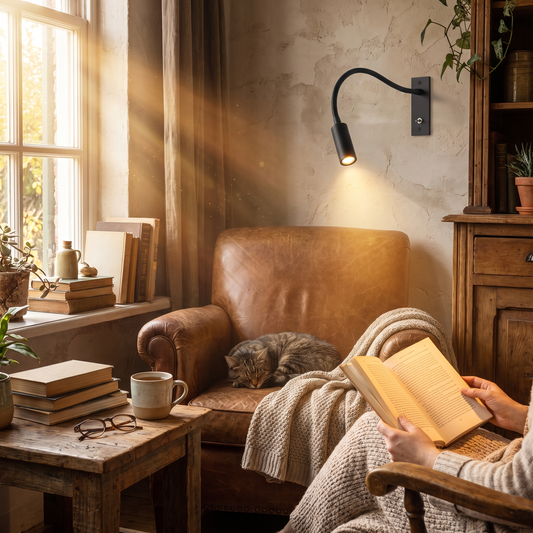 Minimalist Adjustable Reading Wall Sconce