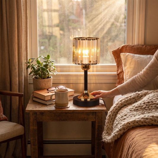 Nordic Crystal Table Lamp