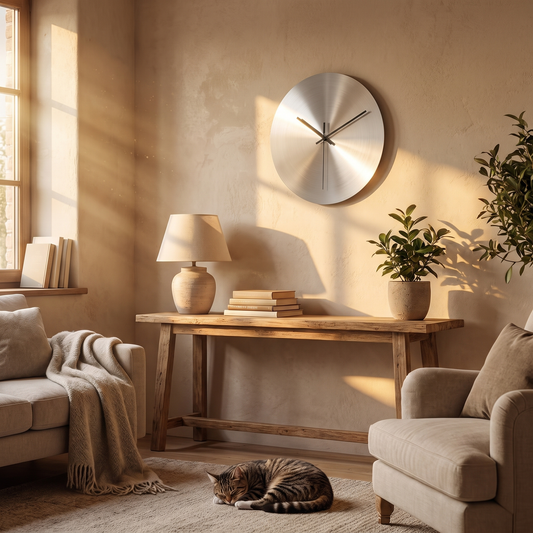 Stainless Steel Minimalist Wall Clock
