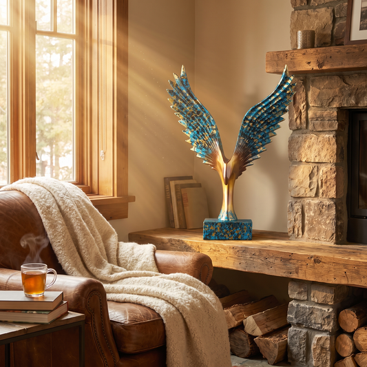 Spread Wing Eagle Sculpture