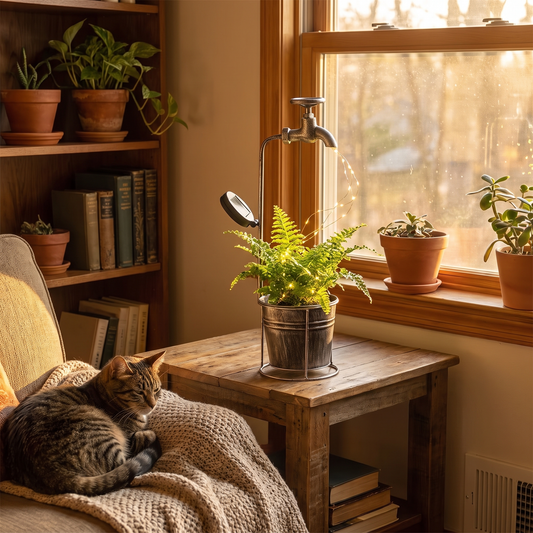 Garden Tap Solar Feature Light