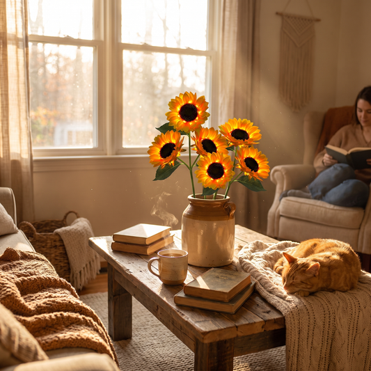 Sunflower Solar Garden Light