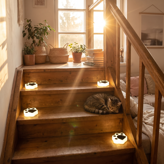 Paw Print Solar Garden Light