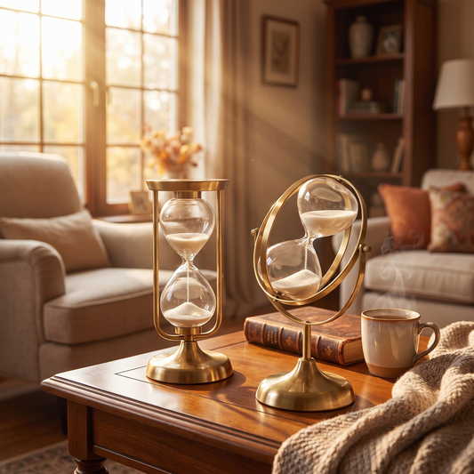 Large Glass Sand Timer 30 Minute