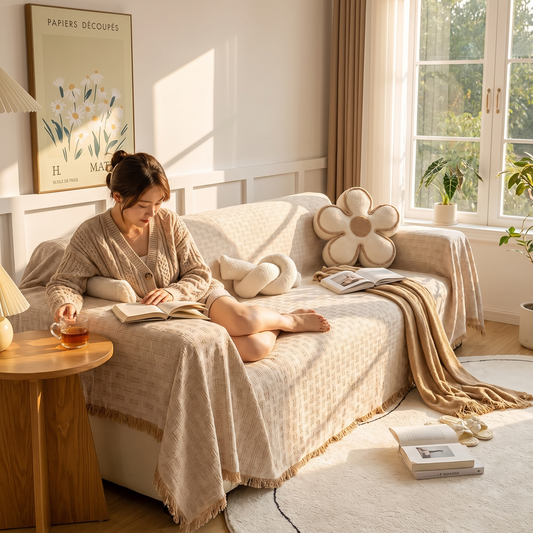 Casa Serene Quilted Sofa Cover
